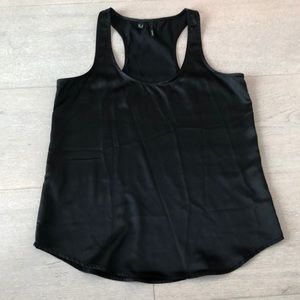 going out black blouse